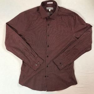 Express Long Sleeve Button Up Mens Shirt